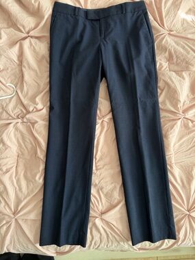 Banana Republic Navy Straight Leg Dress Pants